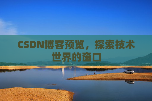 CSDN博客预览，探索技术世界的窗口